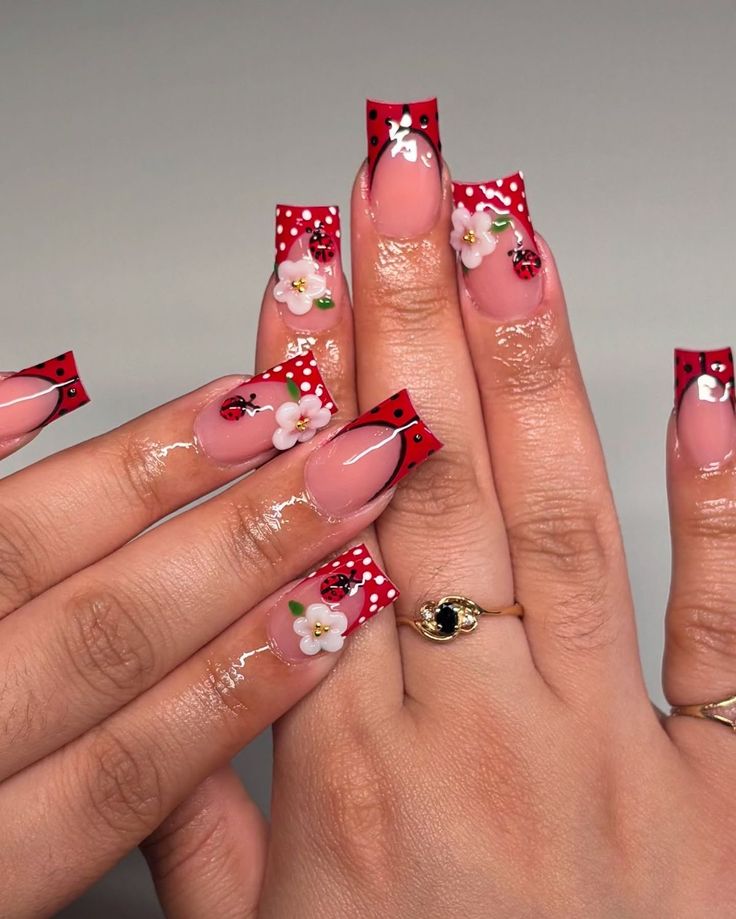 simple valentine’s day nail ideas for short nails