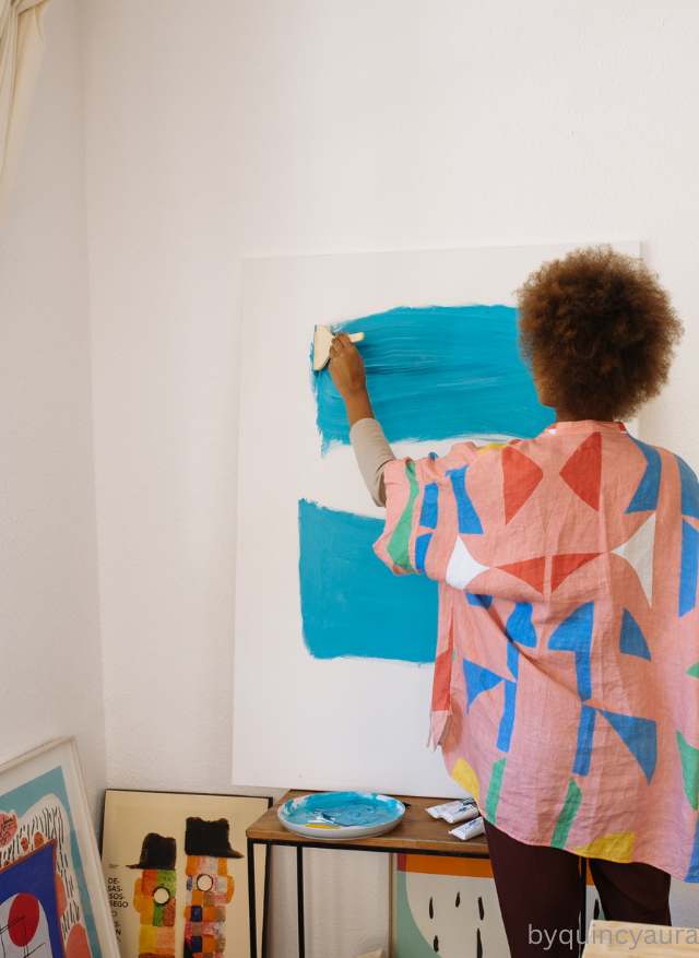 diy drawing on canvas