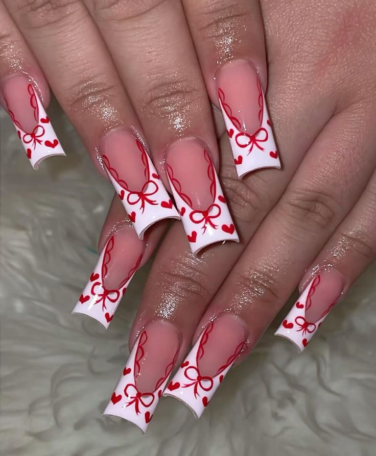 cute valentine’s day nail ideas pink designs
