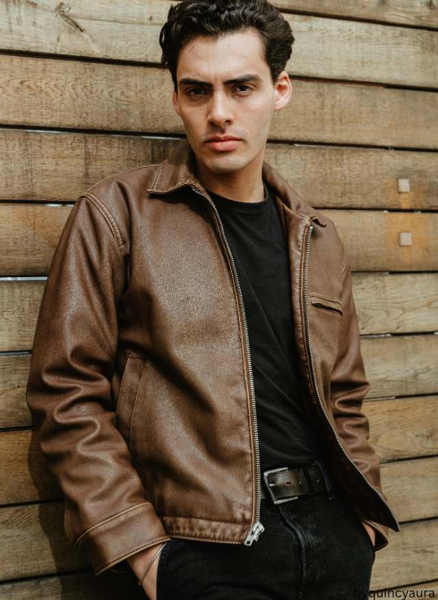 A stylish men’s jacket.