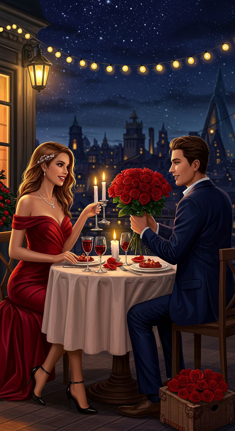 A couple sitting across from each other with food on the table