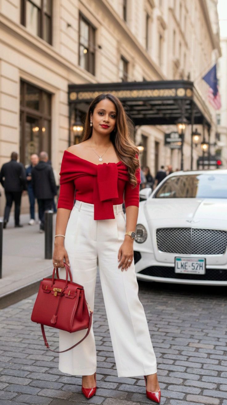 a stylish outfit for valentine days