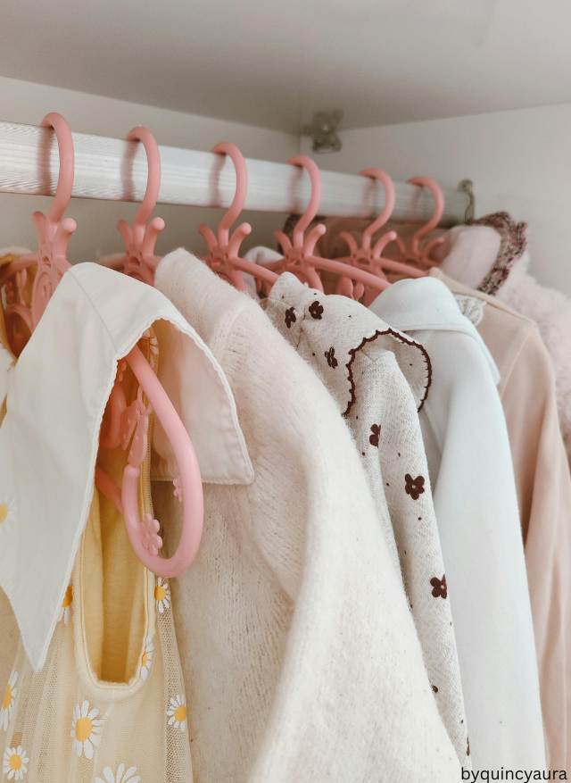 A winter wardrobe featuring classic staples with a few trendy accent pieces.