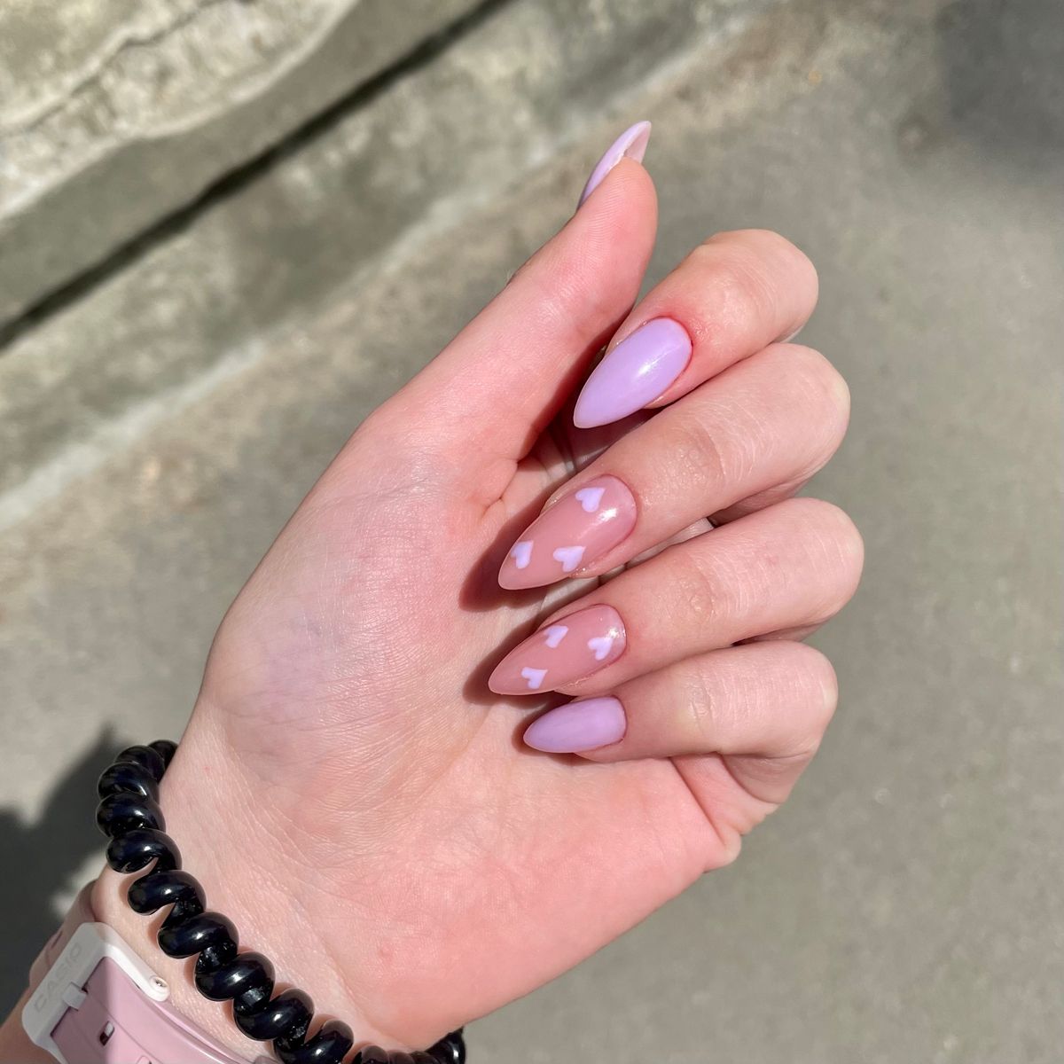 Lavendar nails