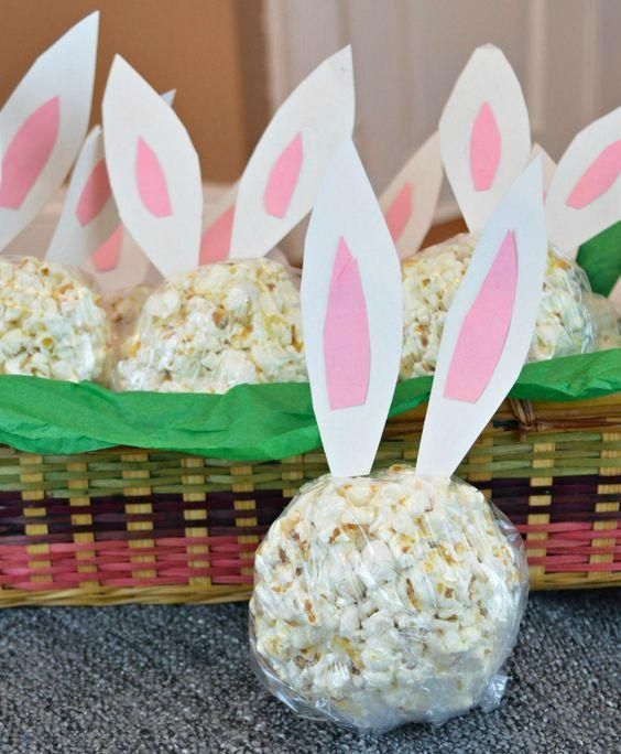 Bunny Popcorn Treat Bags
