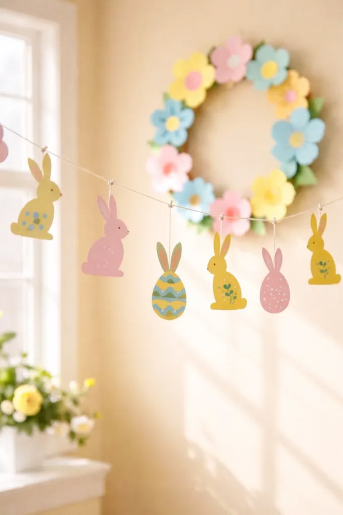 DIY Easter Craft Display Corner
