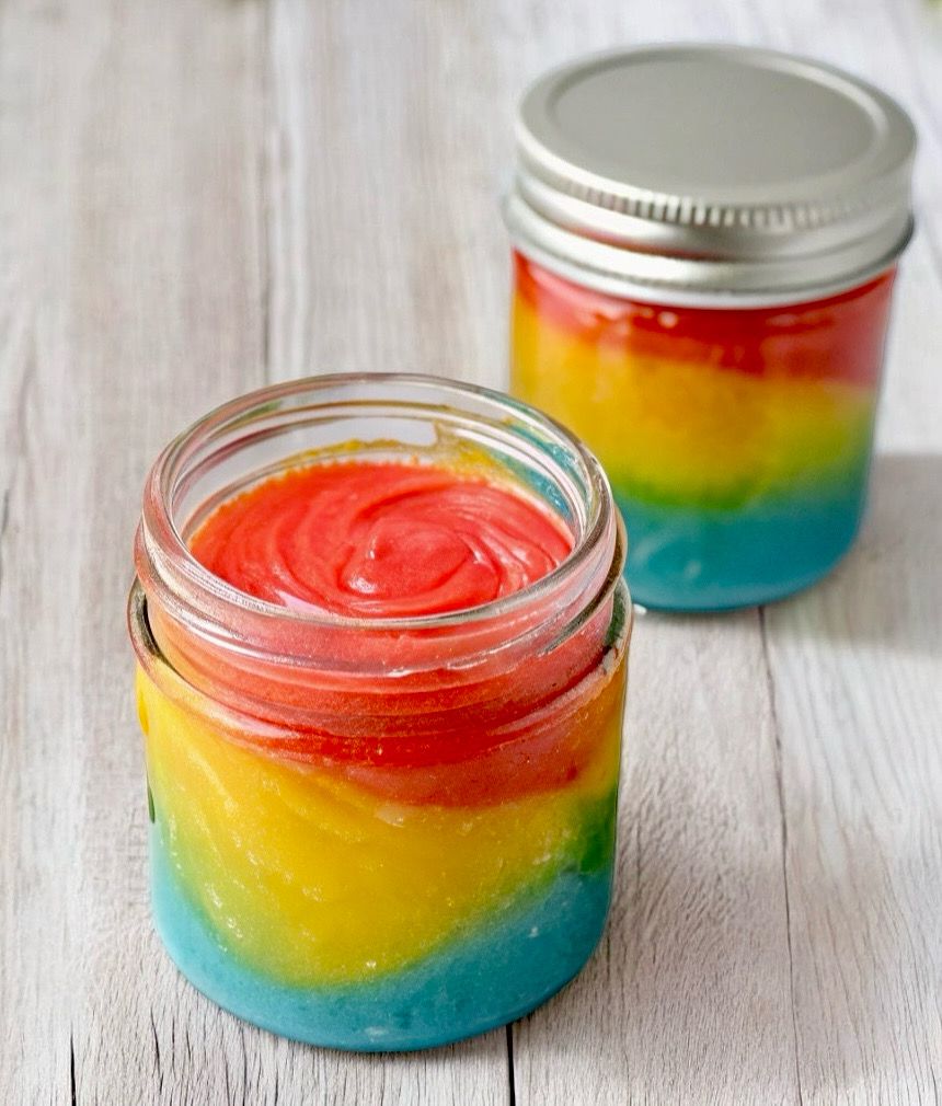DIY Rainbow Slime 