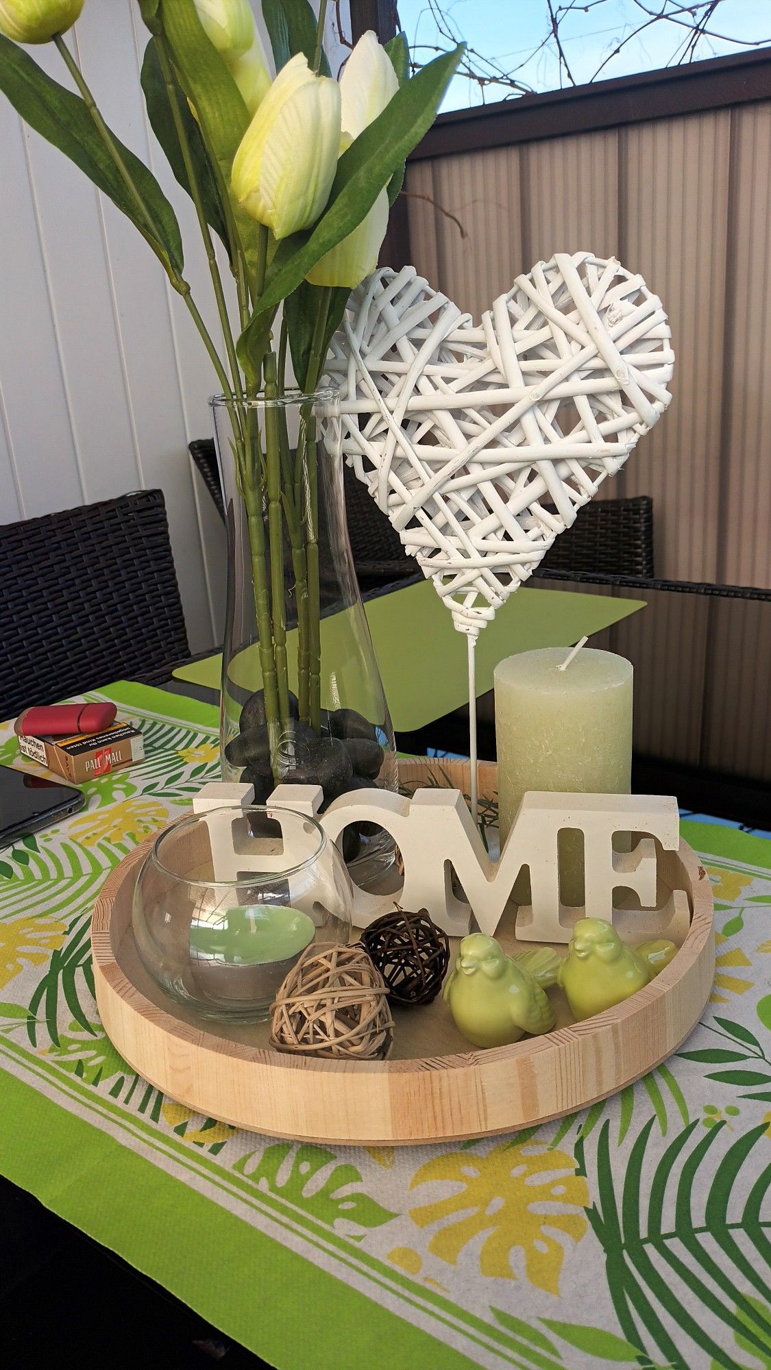 Decorative Tray Centerpiece