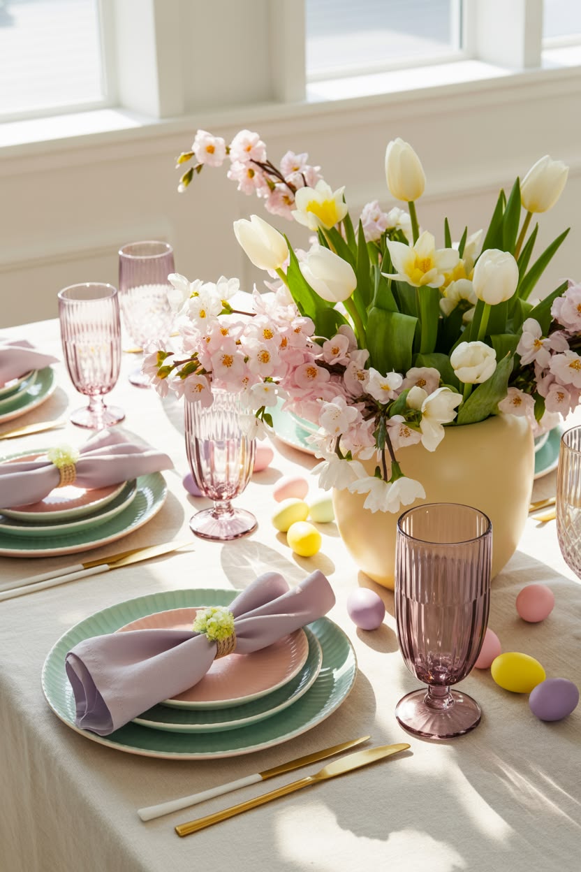 Dining Chairs and Table Settings