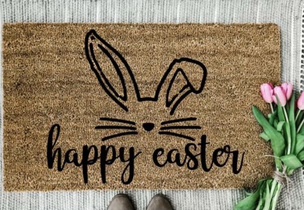 Door Mat Easter Styling