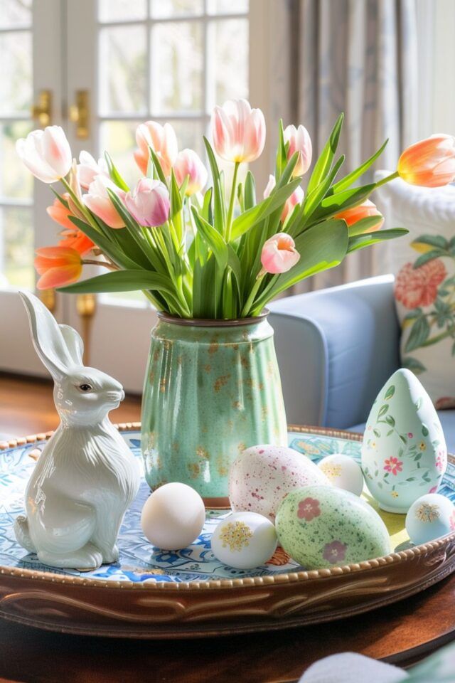 Easter Coffee Table Tray