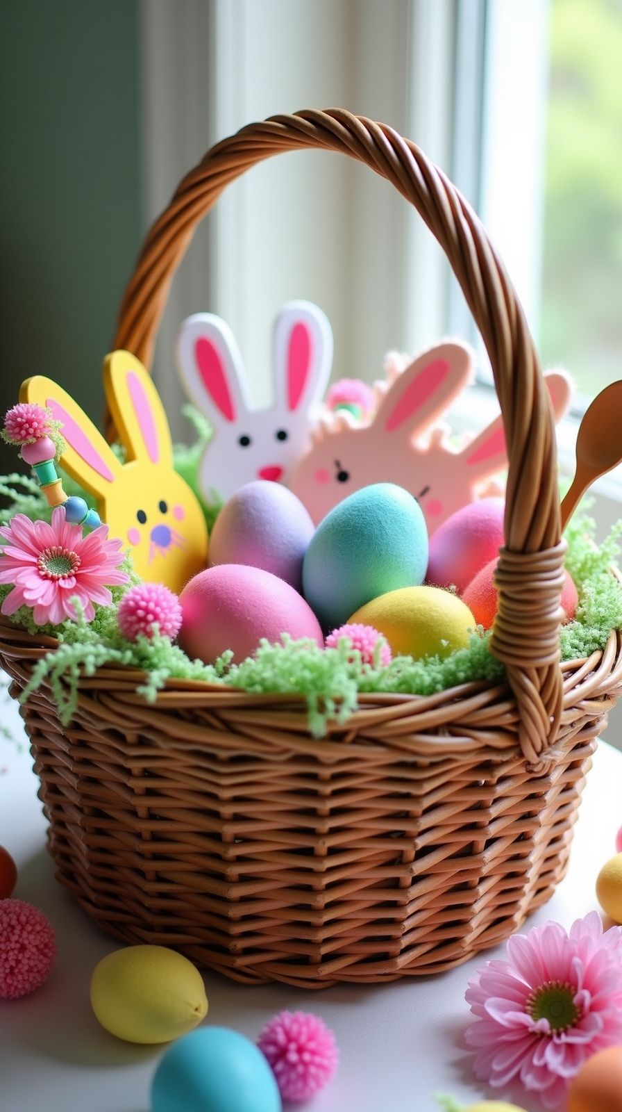Easter Egg Basket Decorating