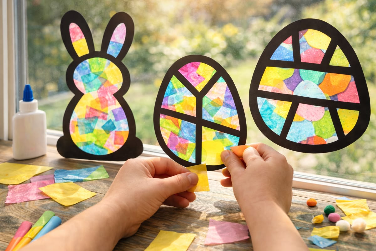 Easter Egg Sun Catchers