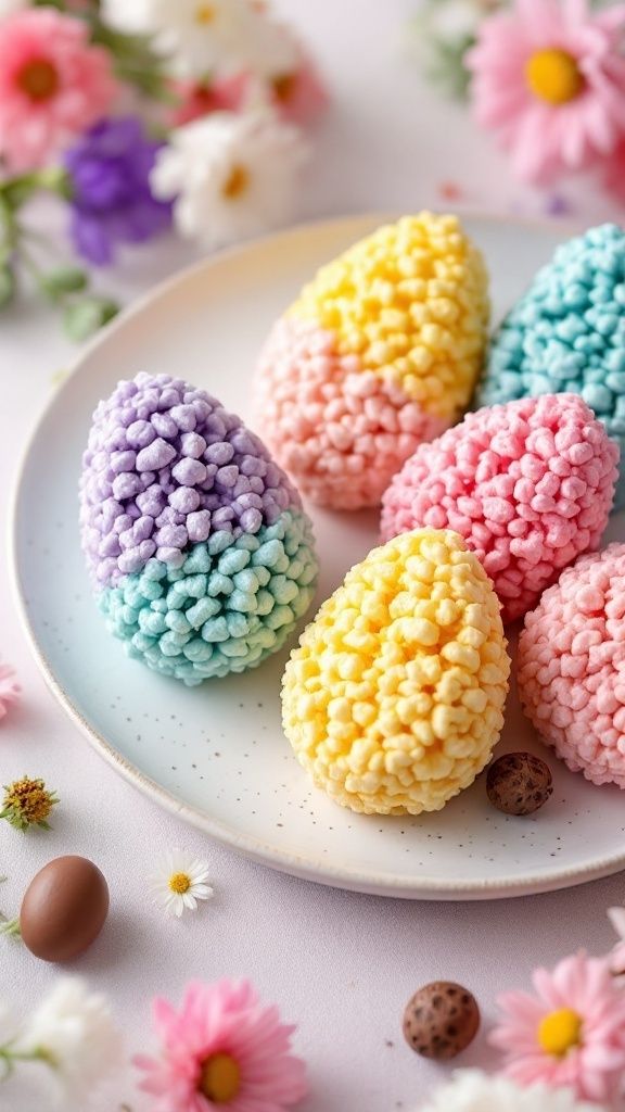 Easter Rice Krispie Egg Treats