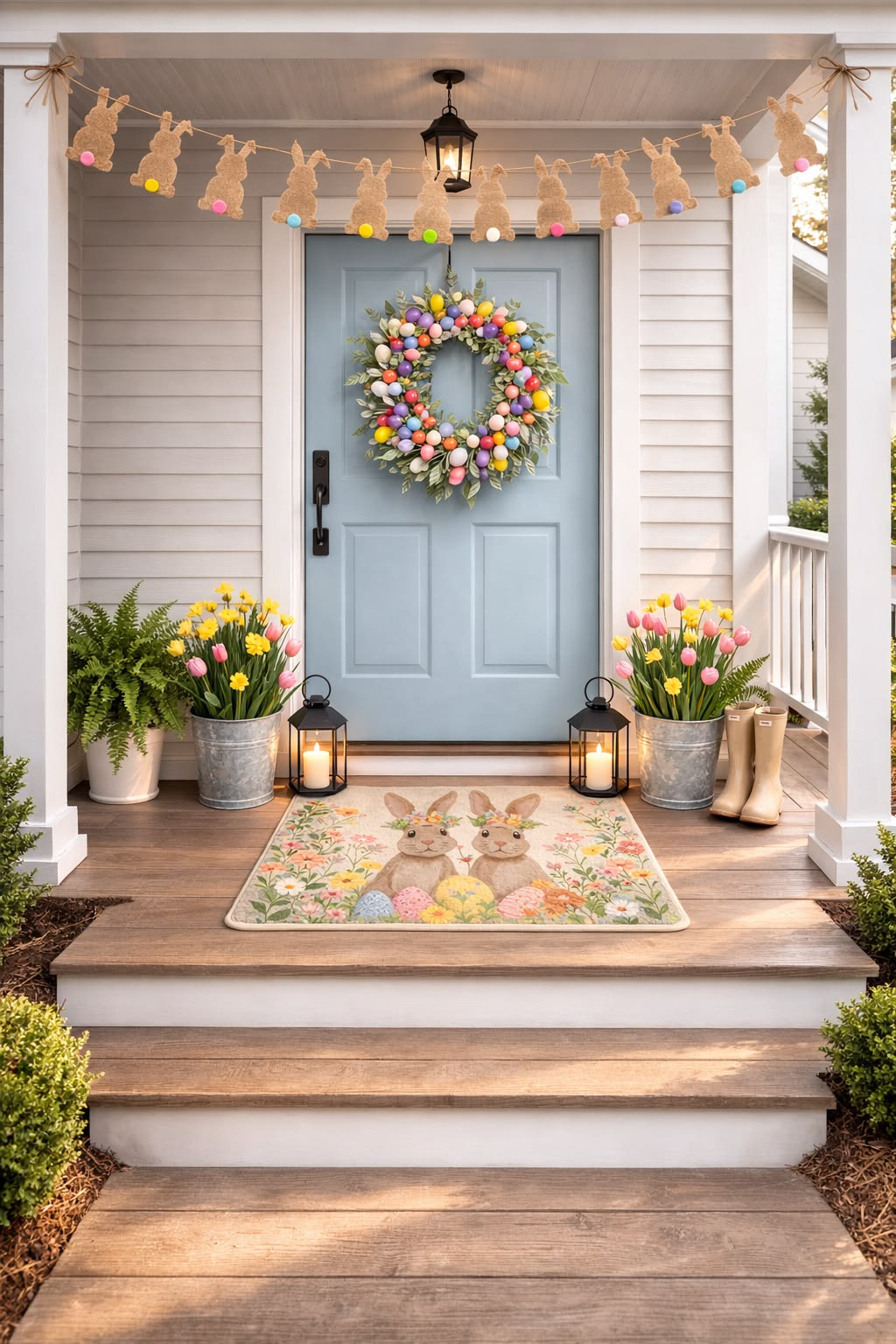 Easter-Themed Throw Rugs or Mats