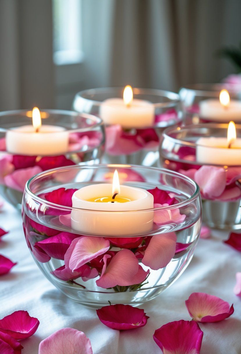 Floating Candle Centerpiece