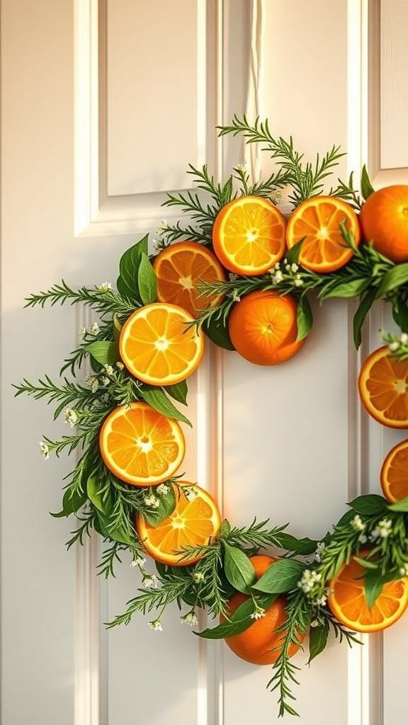 Fruit and Citrus Wreath