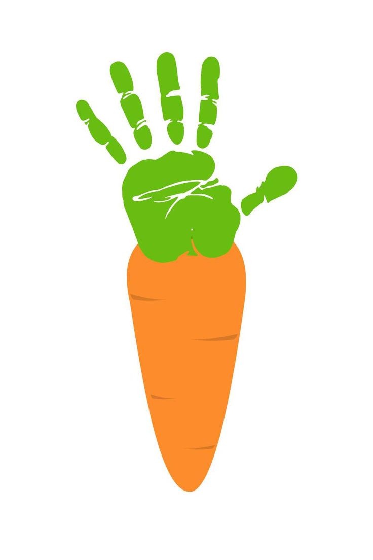 Handprint Carrot Craft