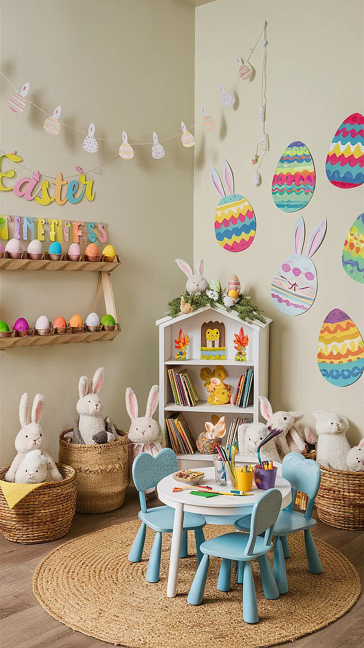 Kid-Friendly Easter Craft Station