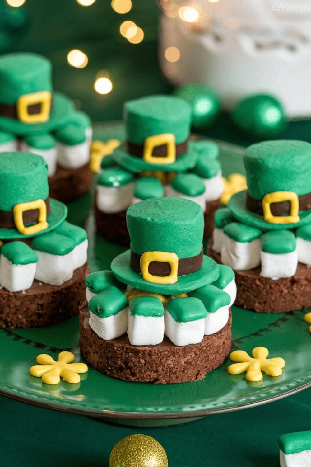 Leprechaun Hat Brownies