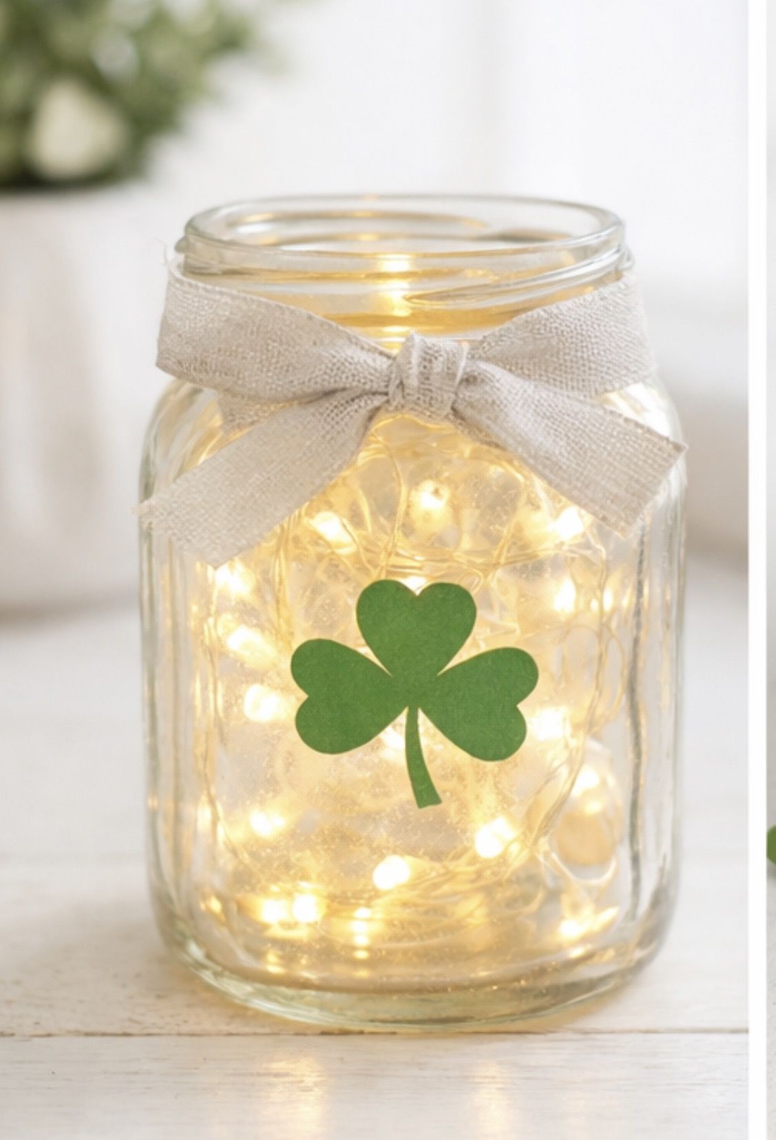 Lucky Mason Jar Lantern