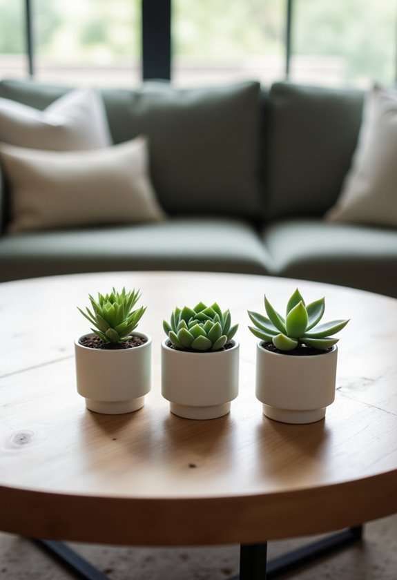 Mini Potted Plant Display