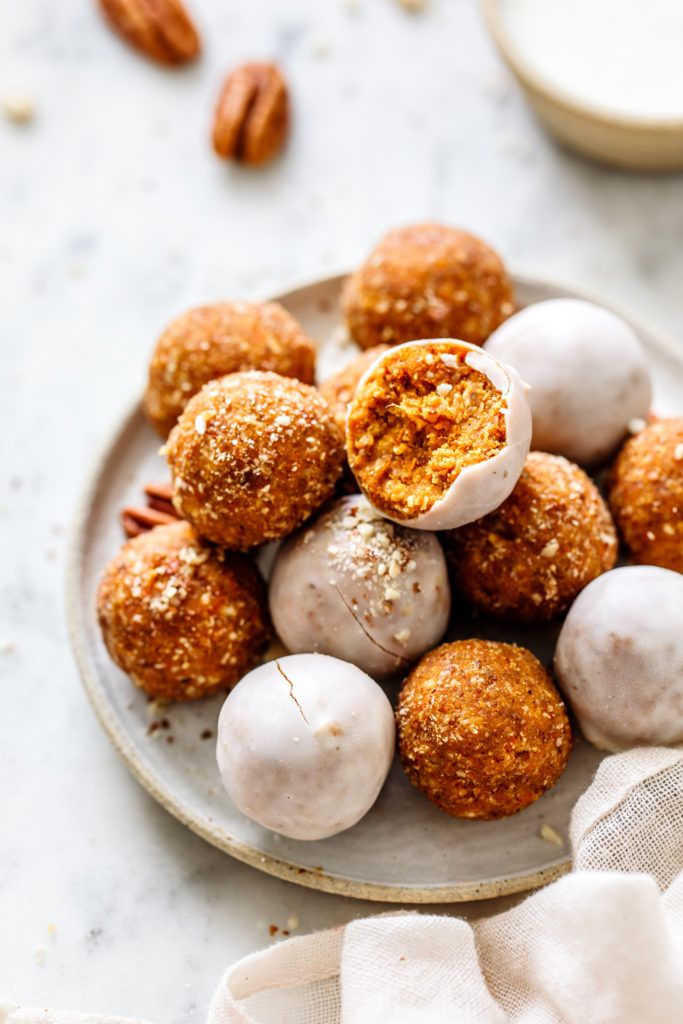 No-Bake Carrot Cake Energy Balls