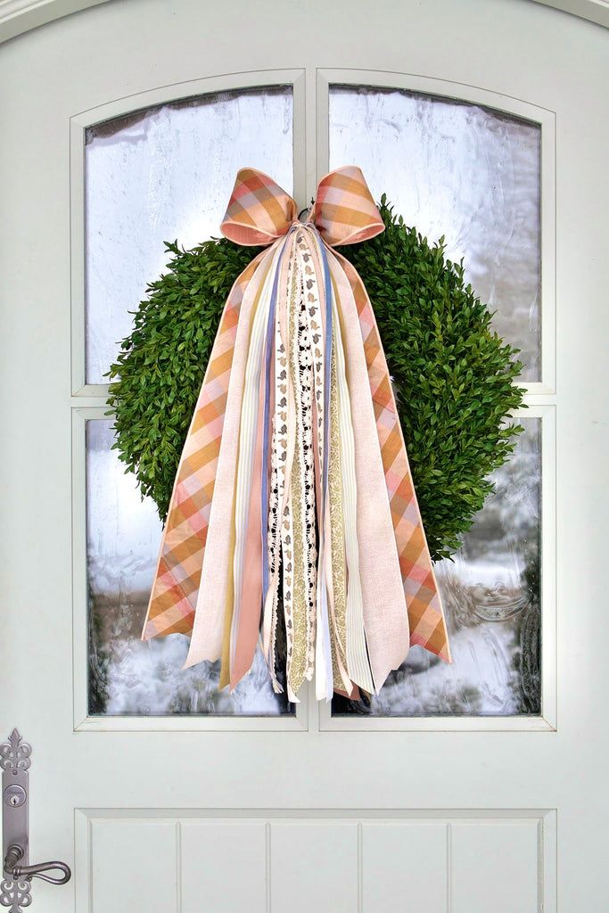 Pastel Ribbon Door Wrap