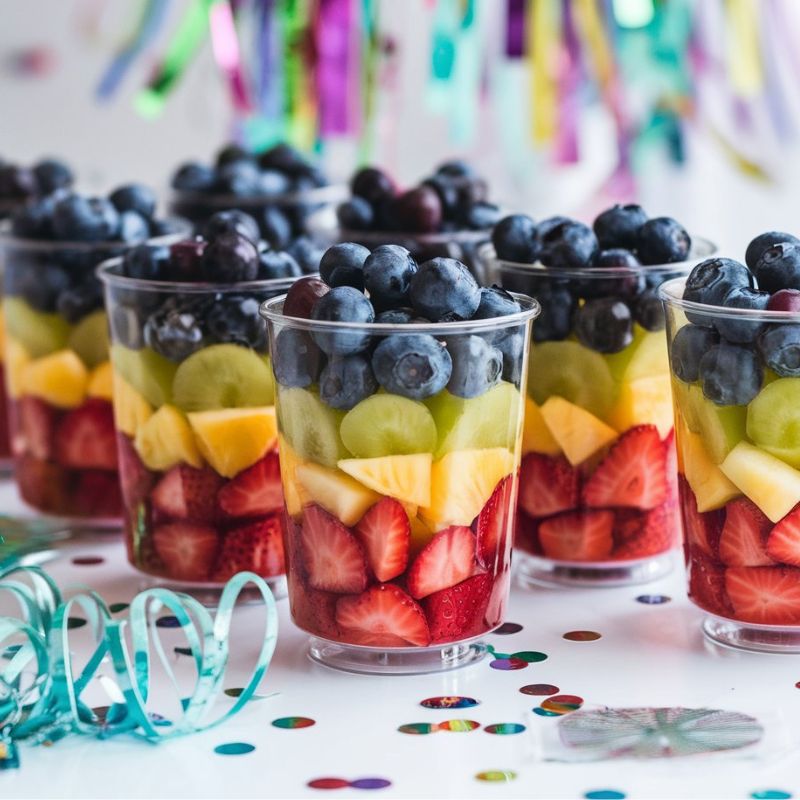 Rainbow Snack Cups