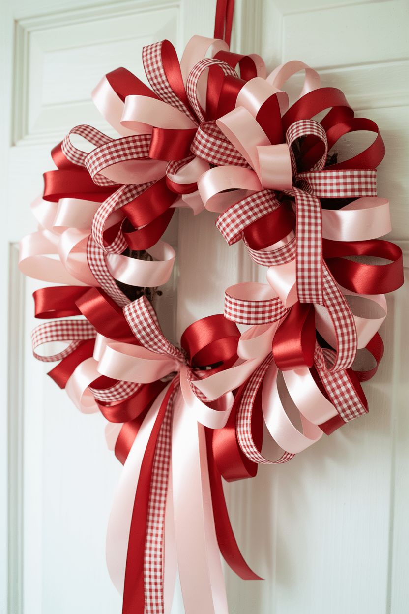 Ribbon and Bow Wreath