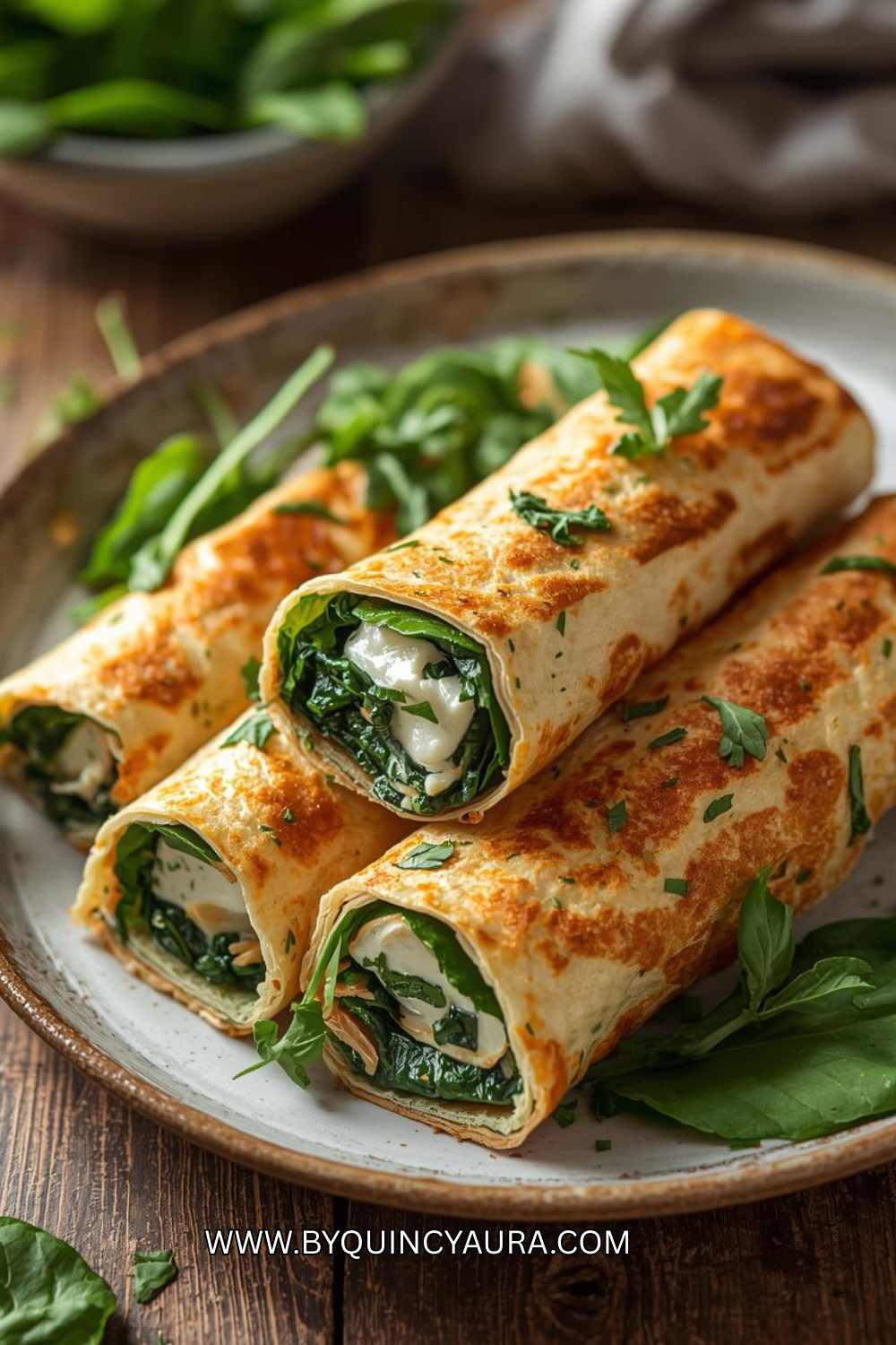 Spinach & Cheese Wraps