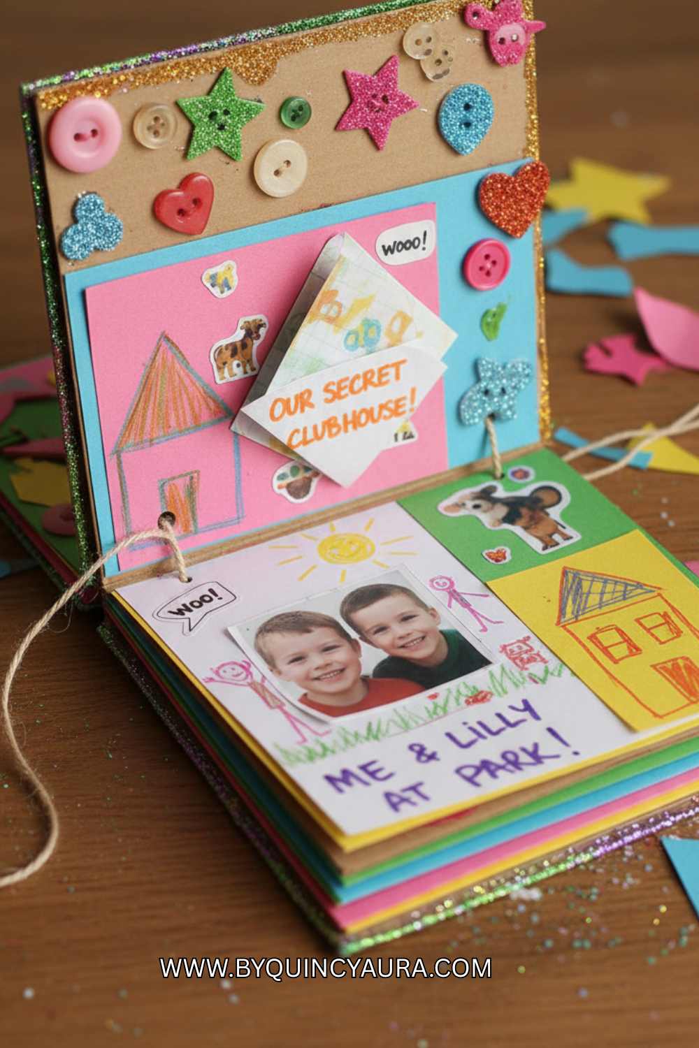 a scrapbook filled with memories.