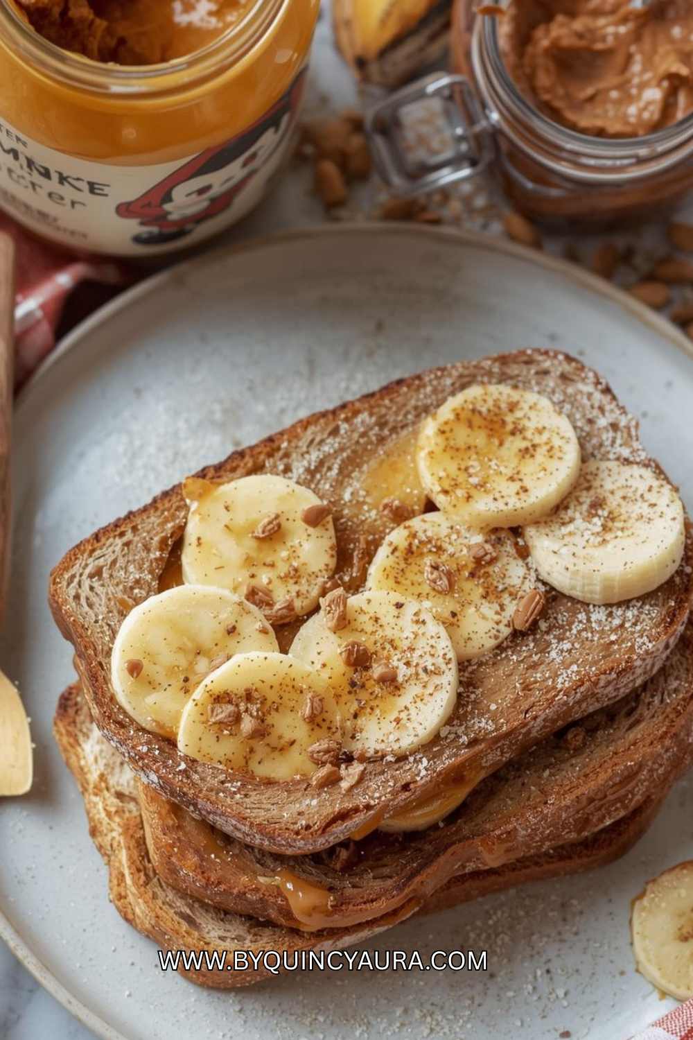 Almond Butter & Banana Toast