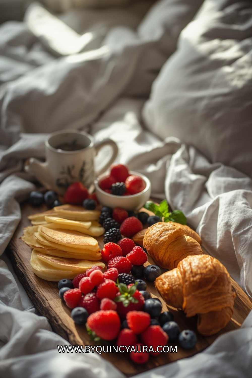 breakfast in bed Charcuterie board