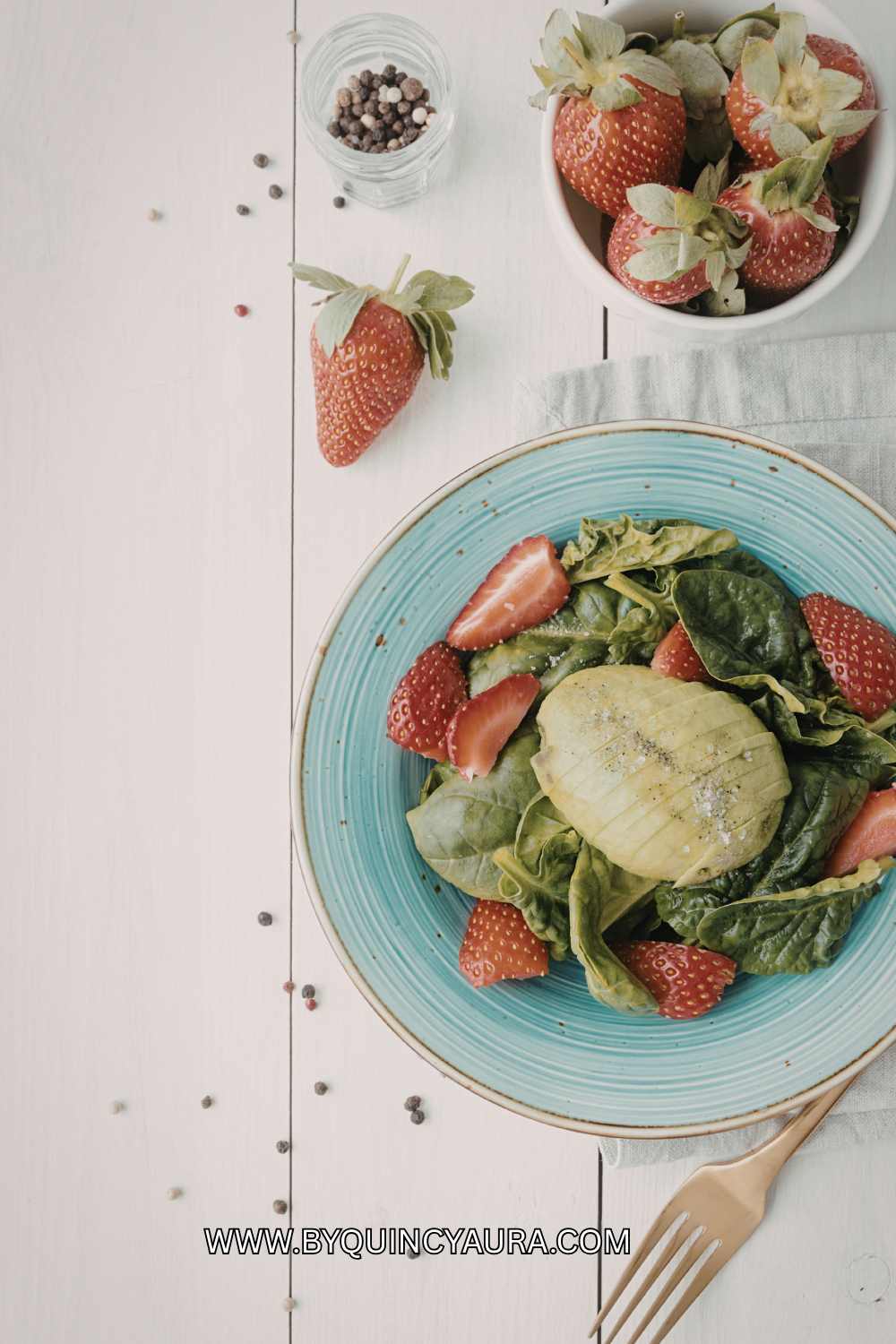 Strawberry Spinach Salad