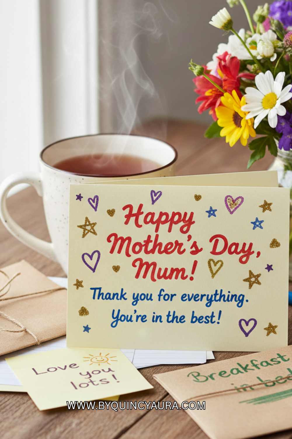 a letter written for mum