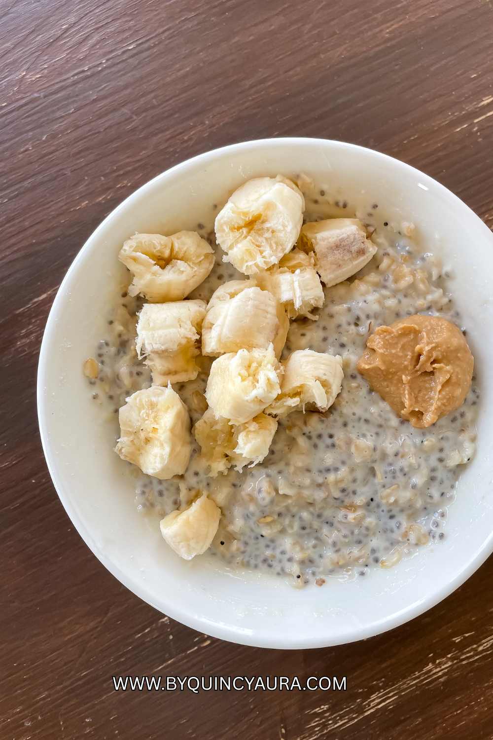 Oatmeal with Banana & Peanut Butter