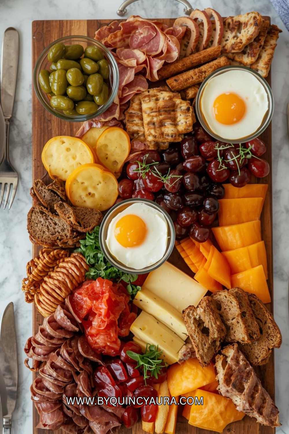 Brunch-Themed Savory Board