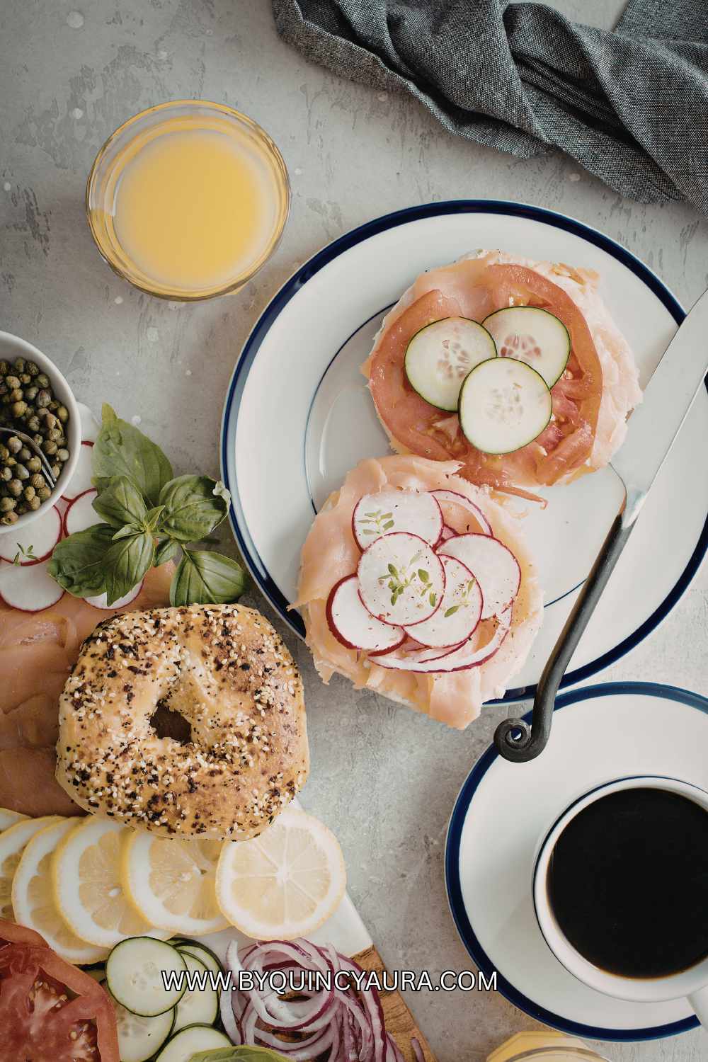 Smoked Salmon Bagel