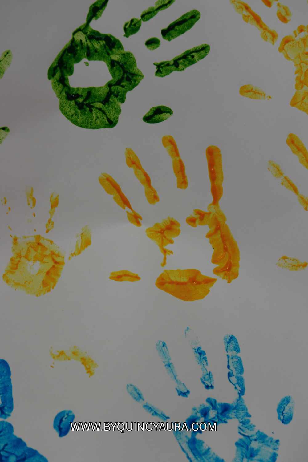 Handprint Flower Art