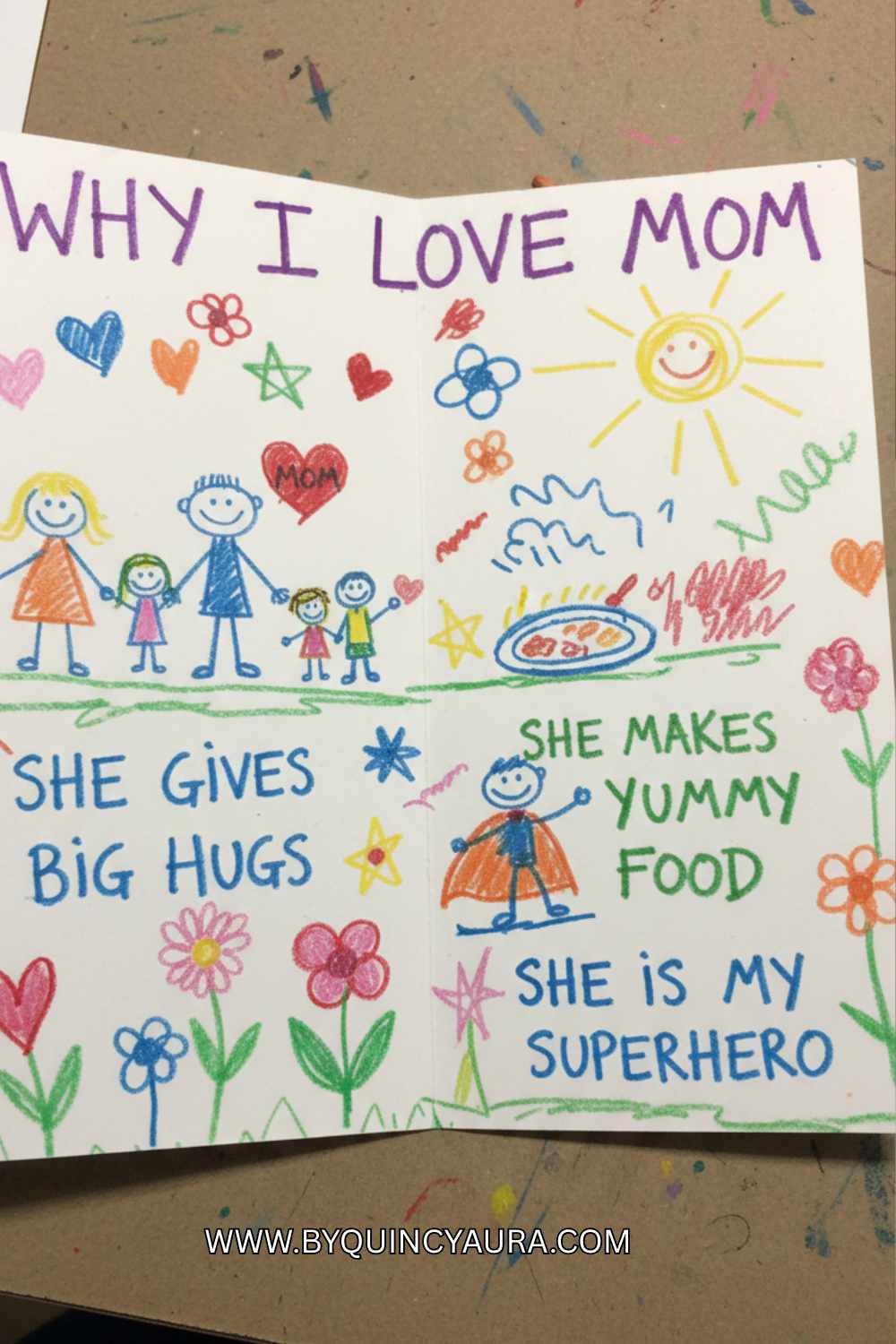 “Why I Love Mom” Card