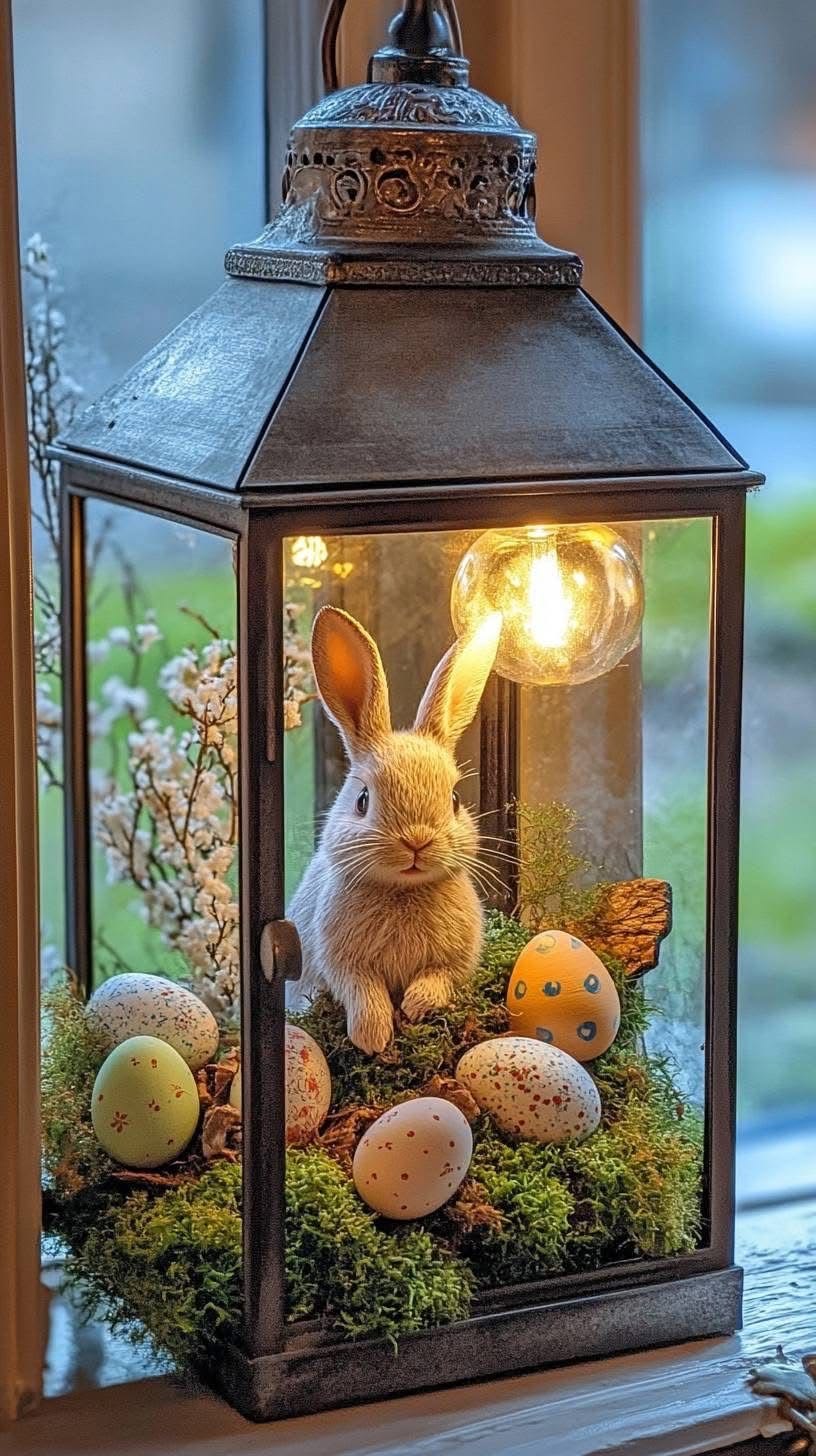 Spring Lantern Display