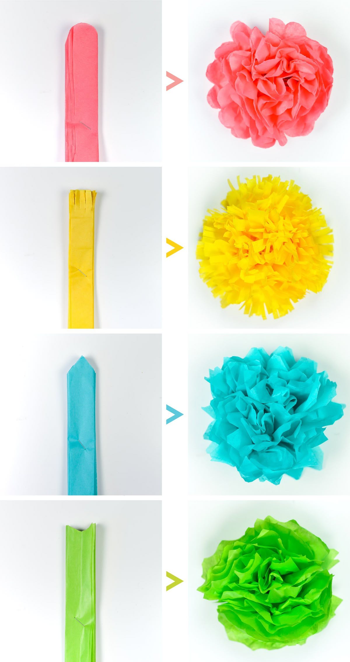 Tissue Paper Flowers
