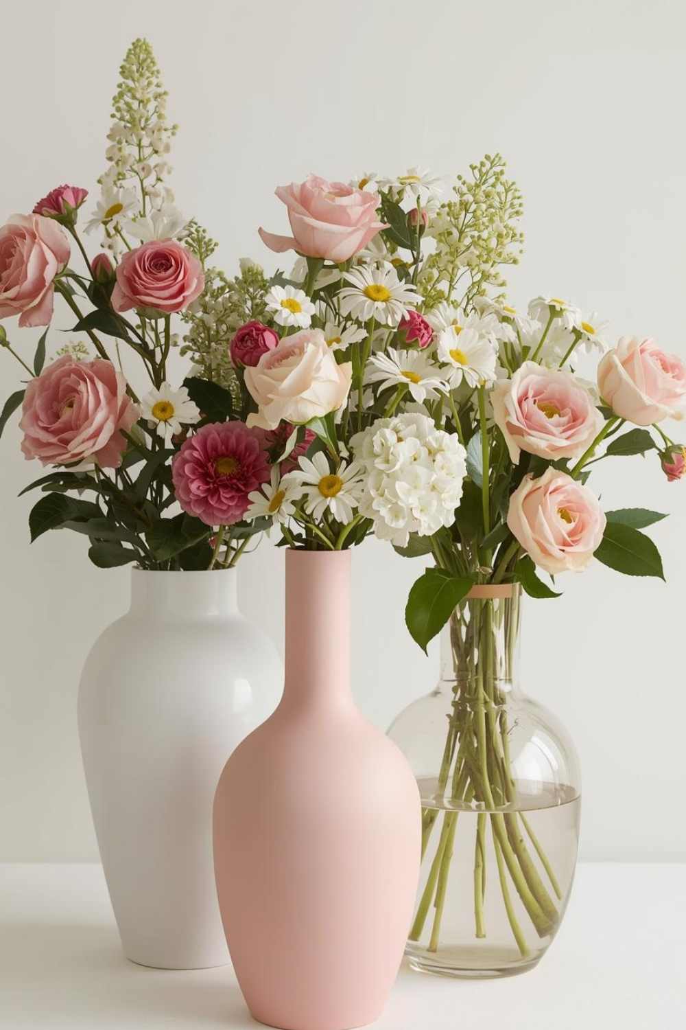 Color-Coordinated Vase Set 