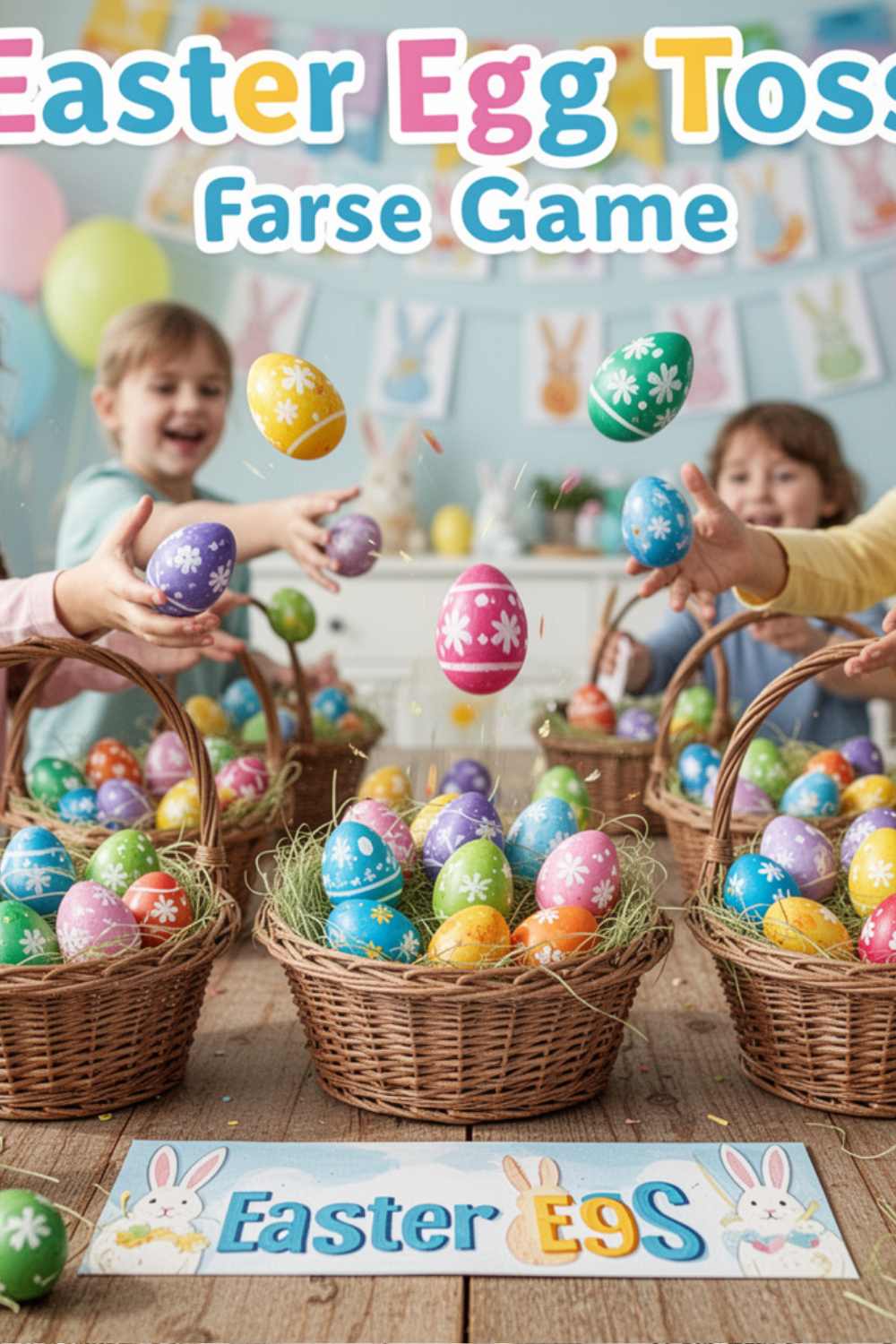 Easter Egg Toss Game