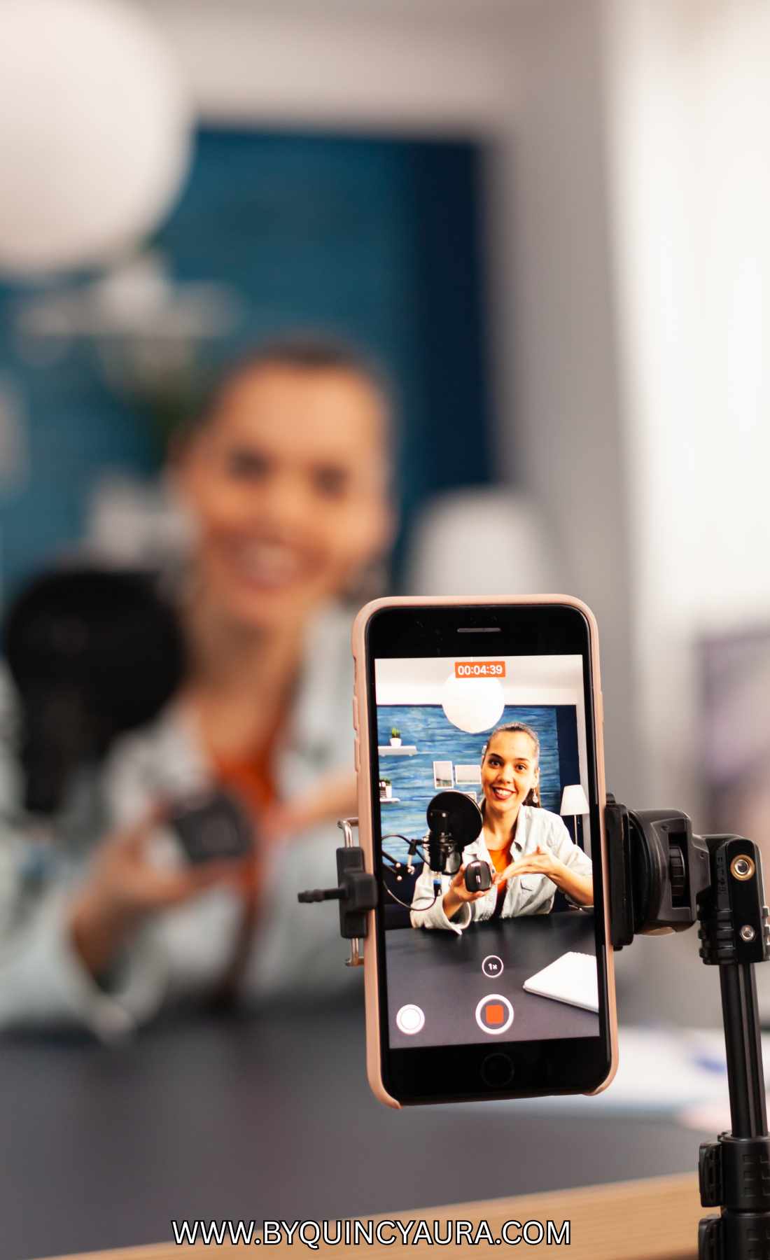 someone about to record a video