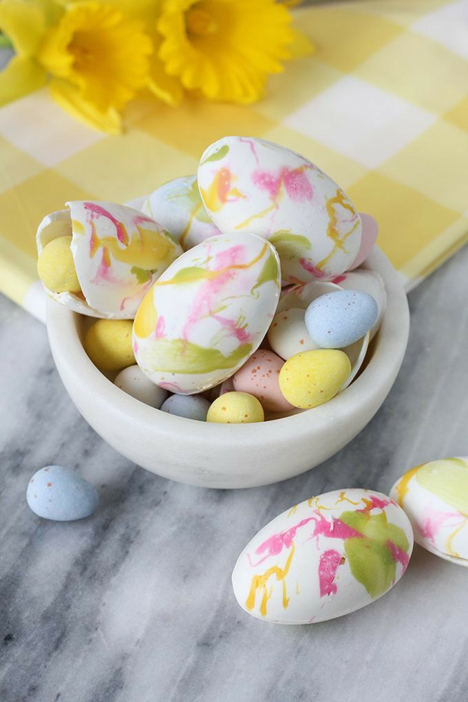 treats inside easter eggs