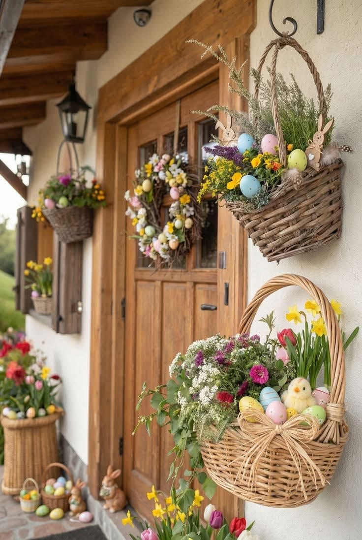 hanging egg basket