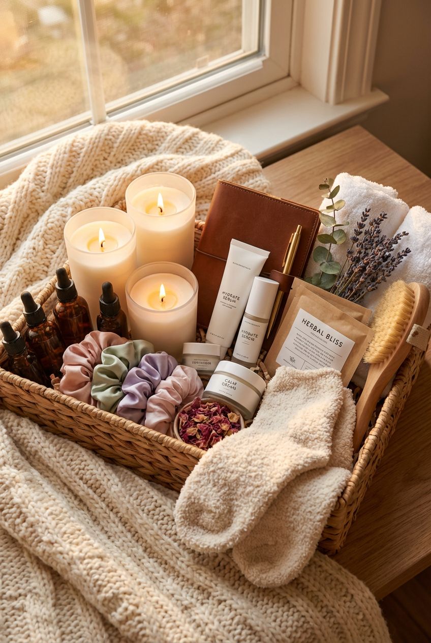self care basket.