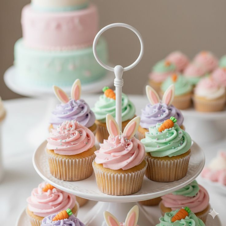 Bunny Cupcake Toppers